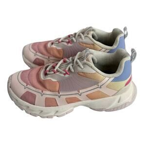 Zara Kids Colorblock Sneakers Girls EU 29 (~11.5-12) Pink Chunky Athletic Shoes